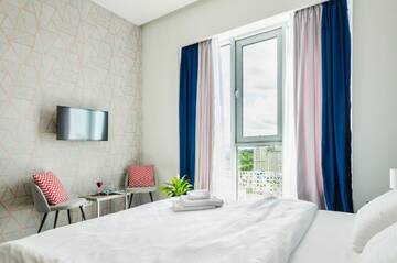 Фотографии Апартаменты Smart Apartment near Railway Station on 25 floor Kvartet 3C г. Киев (Украина) №4 Фото Апартаменты Smart Apartment near Railway Station on 25 floor Kvartet 3C г. Киев 4