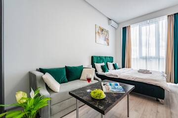 Фотографии Апартаменты Smart Apartment near Railway Station on 25 floor Kvartet 3C г. Киев (Украина) №1 Фото Апартаменты Smart Apartment near Railway Station on 25 floor Kvartet 3C г. Киев 1