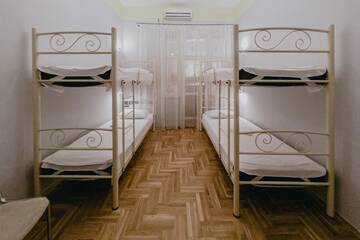 Фото номера Кровать в общем номере с 4 кроватями Хостелы Хостел Олива г. Киев 8
