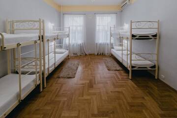 Фото номера Кровать в общем 8-местном номере для мужчин и женщин Хостелы Хостел Олива г. Киев 7