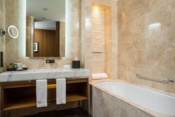 Фото номера Номер с кроватью размера «king-size» Отель Hilton Kyiv г. Киев 8