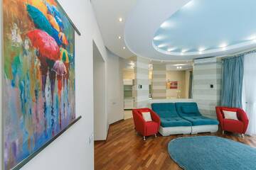 Фото номера Апартаменты с 2 спальнями - ул. Крещатик, 13 Апартаменты Kiev 24 Apartments г. Киев 8