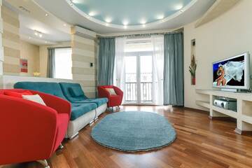 Фото номера Апартаменты с 2 спальнями - ул. Крещатик, 13 Апартаменты Kiev 24 Apartments г. Киев 3