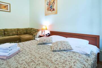Фото номера Апартаменты - улица Большая Житомирская, 4 Апартаменты Home Hotel Apartments on Mykhailivska Square - Kiev г. Киев 6