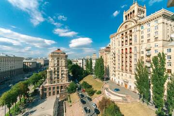 Фото номера Апартаменты с 2 спальнями с видом на город Апартаменты Apartments Rentals Ukraine on Kreshchatik г. Киев 17
