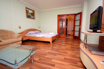 Фото номера Апартаменты (для 2 взрослых) Апартаменты Inn Home Apartments - Livoberezhna г. Киев 3