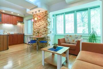 Фото номера Апартаменты: улица Луначарского, 1А Апартаменты Home Hotel Apartments on Livoberezhna г. Киев 17