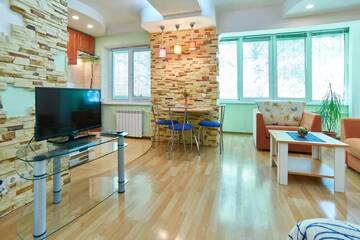 Фото номера Апартаменты: улица Луначарского, 1А Апартаменты Home Hotel Apartments on Livoberezhna г. Киев 16