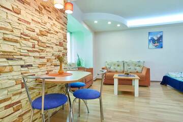 Фото номера Апартаменты: улица Луначарского, 1А Апартаменты Home Hotel Apartments on Livoberezhna г. Киев 20