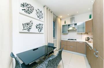 Фото номера Улучшенные апартаменты с 1 спальней Апартаменты Baseina Apartments г. Киев 11