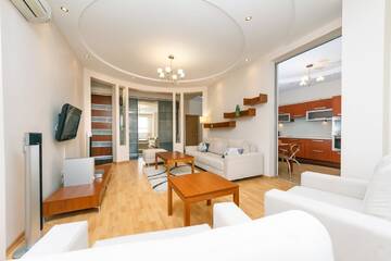 Фото номера Улучшенные апартаменты с 1 спальней Апартаменты Baseina Apartments г. Киев 34