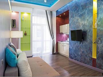 Фото номера Улучшенные апартаменты с 1 спальней Апартаменты CityApartments Kiev г. Киев 9