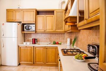 Фото номера Апартаменты с 2 спальнями — ул. Крещатик, 15 Апартаменты Inn Home Apartments in Kiev Center г. Киев 4