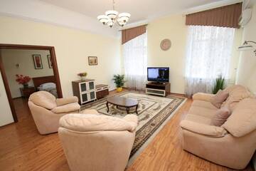 Фото номера Апартаменты с 1 спальней - ул. Крещатик, 15 Апартаменты Inn Home Apartments in Kiev Center г. Киев 3