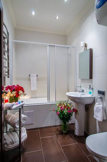 Фото номера Апартаменты Делюкс с 1 спальней Апартаменты Luxury Central Apartments г. Киев 11