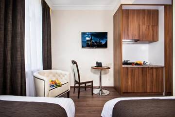 Фото номера Апартаменты-студио Отель BonApart Hotel г. Киев 6