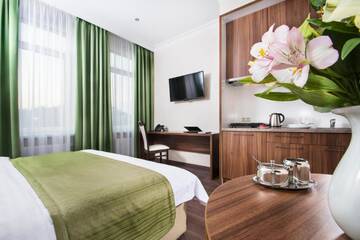 Фото номера Апартаменты-студио Отель BonApart Hotel г. Киев 8