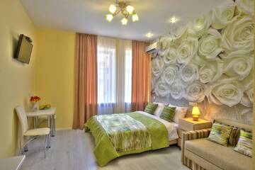 Фото номера Двухместный номер с 1 кроватью и балконом Отель Fire Inn г. Киев 4