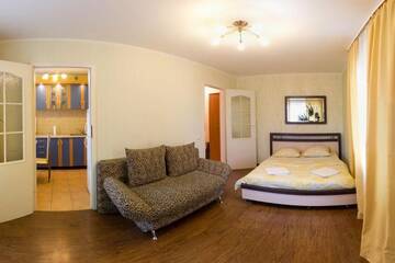 Фото номера Апартаменты с балконом Апартаменты Kyiv apartment on Derevlyanskaya street close to the downtown г. Киев 14