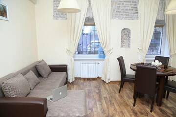Фото номера Апартаменты с 1 спальней - Михайловский переулок 20 Апартаменты Be My Guest - Apartments for trips г. Киев 6