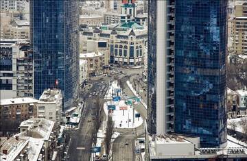 Фото номера Апартаменты с 1 спальней: ул. Леси Украинки, 2 Апартаменты UKR Apartments in the Centre г. Киев 13