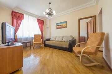 Фото номера Апартаменты с 2 спальнями, бульвар Т. Шевченко, 2 Апартаменты DayFlat Apartments г. Киев 2