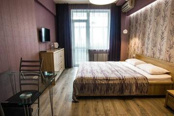 Фото номера Двухместный номер &quot;Комфорт&quot; с 1 кроватью и балконом Апартаменты Solo Apartment Драгоманова г. Киев 17