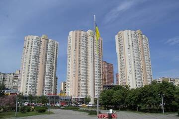 Фото номера Двухместный номер &quot;Комфорт&quot; с 1 кроватью и балконом Апартаменты Solo Apartment Драгоманова г. Киев 22