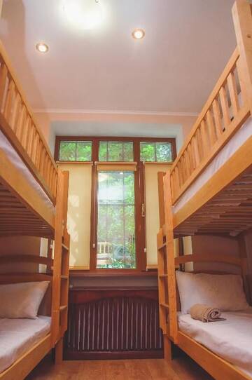 Фото номера Кровать в общем номере с 4 кроватями Хостелы Globus Hostel г. Киев 7