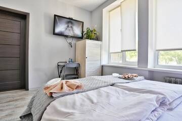 Фото номера Двухместный номер Делюкс с 1 кроватью и душем Хостелы Light Life Hostel г. Киев 3
