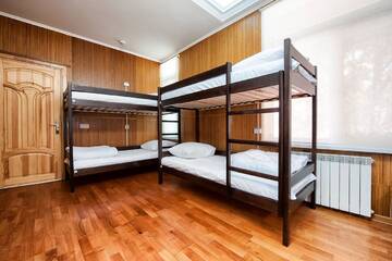 Фото номера Кровать в общем 8-местном номере для мужчин и женщин Хостелы Pallet Hostel г. Киев 7