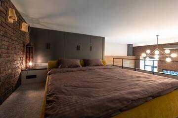 Фото номера Двухуровневые апартаменты Апартаменты Apartments Saksahanskoho 36 г. Киев 7