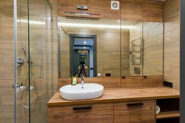 Фото номера Двухуровневые апартаменты Апартаменты Apartments Saksahanskoho 36 г. Киев 9