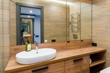 Фото номера Двухуровневые апартаменты Апартаменты Apartments Saksahanskoho 36 г. Киев 5