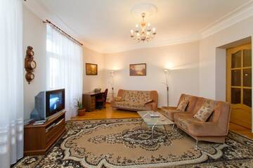 Фото номера Апартаменты с 1 спальней - улица Красноармейская, 24 Апартаменты UKR Apartments near Gulliver г. Киев 11