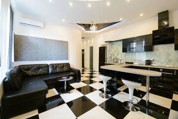 Фото номера Улучшенные апартаменты с 1 спальней Апартаменты VIP Apartments on Kostelnaya st г. Киев 12