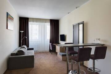 Фото номера Апартаменты с 1 спальней Отель Twin Apart Hotel г. Киев 6
