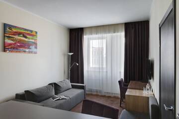 Фото номера Апартаменты с 1 спальней Отель Twin Apart Hotel г. Киев 4