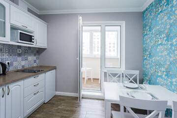 Фото номера Апартаменты Делюкс Апартаменты Cosy Apartment at Pozniaky г. Киев 18