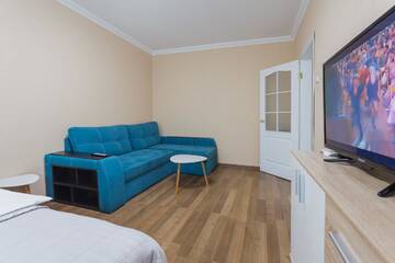 Фото номера Апартаменты Делюкс Апартаменты Cosy Apartment at Pozniaky г. Киев 12
