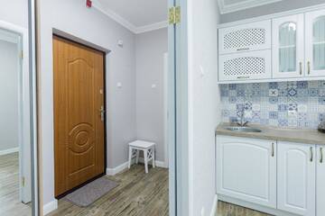 Фото номера Апартаменты Делюкс Апартаменты Cosy Apartment at Pozniaky г. Киев 19