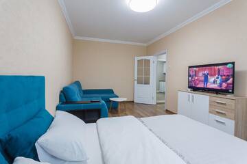 Фото номера Апартаменты Делюкс Апартаменты Cosy Apartment at Pozniaky г. Киев 10