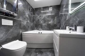 Фото номера Люкс с кроватью размера &quot;king-size&quot; и джакузи Апартаменты Luxrent Kreshatik Arenacity SkyBar г. Киев 6