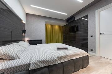 Фото номера Суперлюкс с гидромассажной ванной Апартаменты Luxrent Kreshatik Arenacity SkyBar г. Киев 15