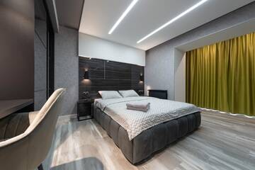 Фото номера Суперлюкс с гидромассажной ванной Апартаменты Luxrent Kreshatik Arenacity SkyBar г. Киев 17