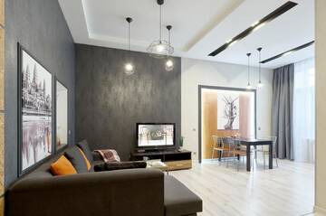 Фото номера Улучшенные апартаменты Апартаменты VIP 1 bedroom Studio on Baseynaya Street г. Киев 8