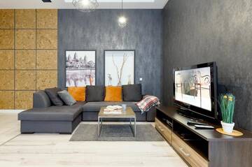 Фото номера Улучшенные апартаменты Апартаменты VIP 1 bedroom Studio on Baseynaya Street г. Киев 26
