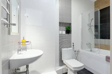Фото номера Улучшенные апартаменты Апартаменты VIP 1 bedroom Studio on Baseynaya Street г. Киев 33