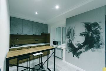 Фото номера Апартаменты Делюкс с джакузи Апартаменты Hotrent City г. Киев 4