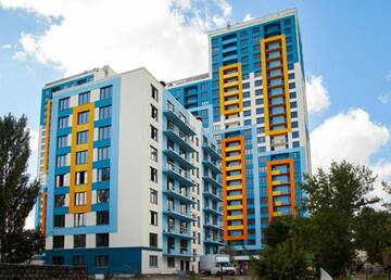 Фото номера Апартаменты-студио Апартаменты Apartment on Bogatyrskaya 6a г. Киев 24